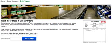 menards special order status|menards check on order status.